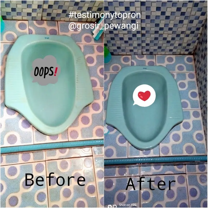 TOPRON PEMBERSIH KERAMIK ORIGINAL PEMBERSIH KAMAR MANDI Dan TOILET Lantai pewangi  laundry 2