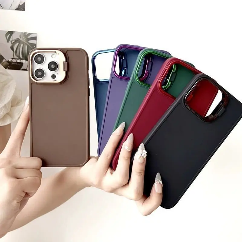 Soft Case TPU Silikon Lens Small Holder Protective Cover Phone Case Kompatibel Untuk Redmi Note 13 4G 13 5G 13 Pro 4G 13 Pro 5G Pro Plus 5G Redmi Note 12 4G 12 Pro 4G 12 Pro 5G Redmi Note 11 4G 11 Pro 4G 11 Pro 5G Redmi Note 10 10s 10 5G 10 Pro 9 9 Pro
