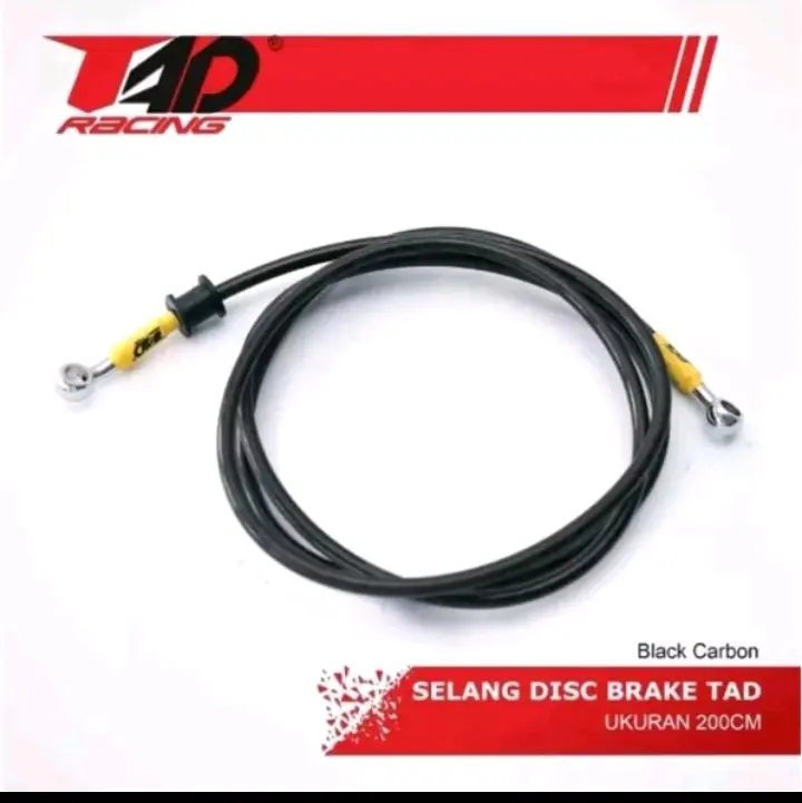 SELANG DISC BRAKE TAD BLACK CARBON