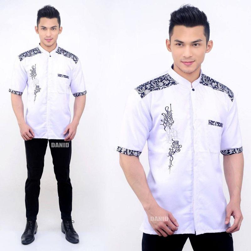 Product Introduction of BAJU KOKO PRIA DEWASA LENGAN PENDEK TERBARU KOMBINASI BATIK Motif Muslim  Katun Kurta Panjang 60