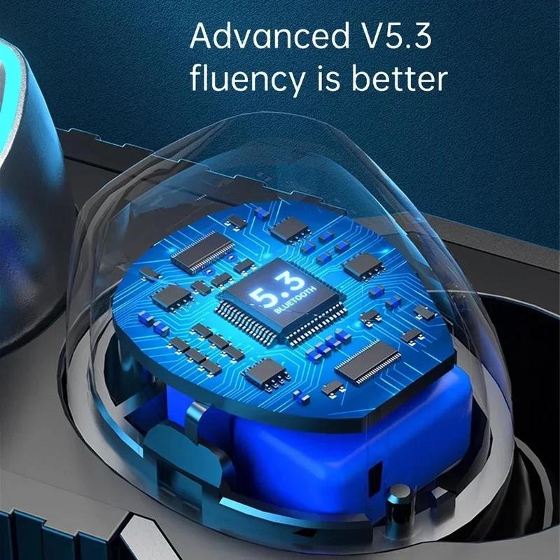 Product Introduction of 2024 TWS M25 Bluetooth Earphone 5.3 Waterproof Wireless Headphone 9D Stereo Sports Earbuds LED Microphoe Gaming Earphone Fireod 40