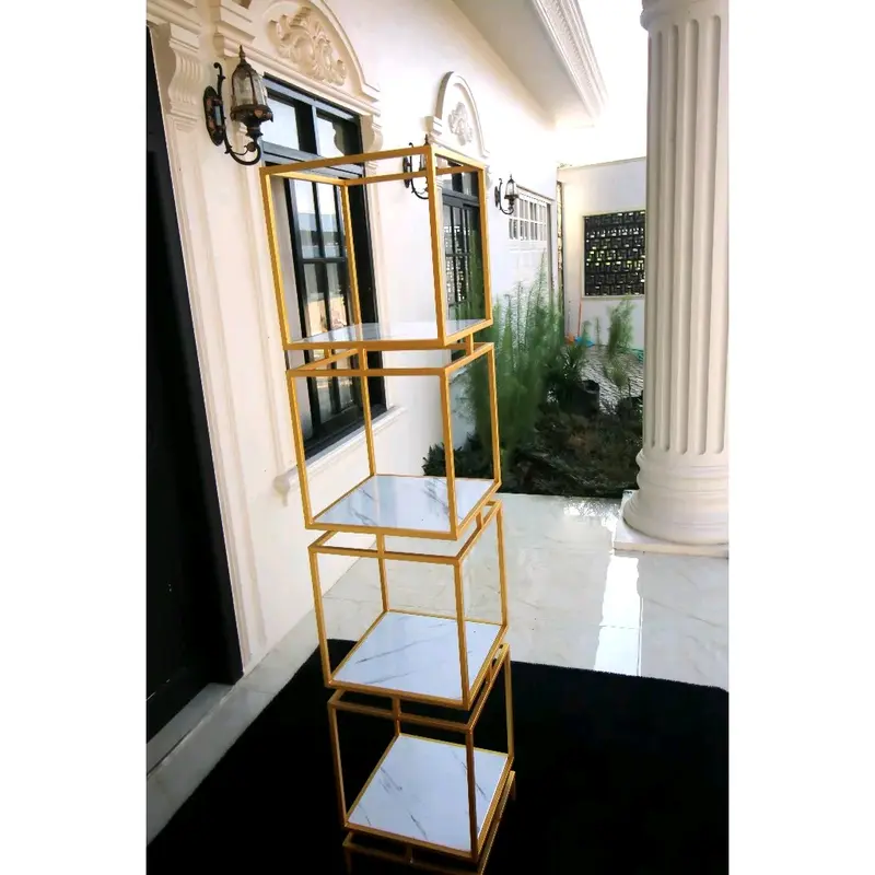meja tamu aestetik / meja mewah / Rak Balok | Rak unik | Rak aestetik | Rak mewah Furniture 1