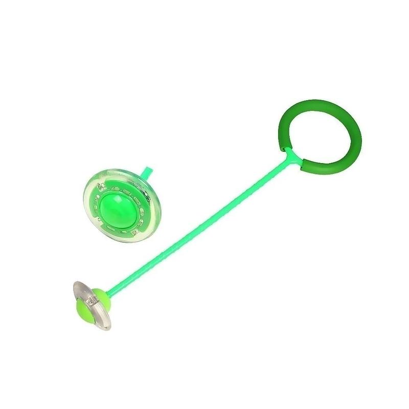 Product Introduction of Flashing Light Outdoor Sports Jump Ropes Sports Children Fitness One Foot Entertainment Toys Revolving Ball Glowing Bouncing Balls Flashing Skip Ball Flashing Wheel 19