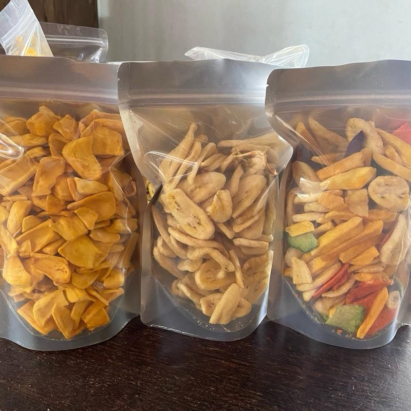  200g mít sấy vụn.200g chuối sấy A.200g thập cẩm a. 