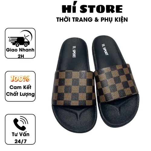 Dép lê, dép đúc , dép quai ngang nam nữ Ca Rô thời trang bền đẹp giá tận kho hssv tphcm. 1