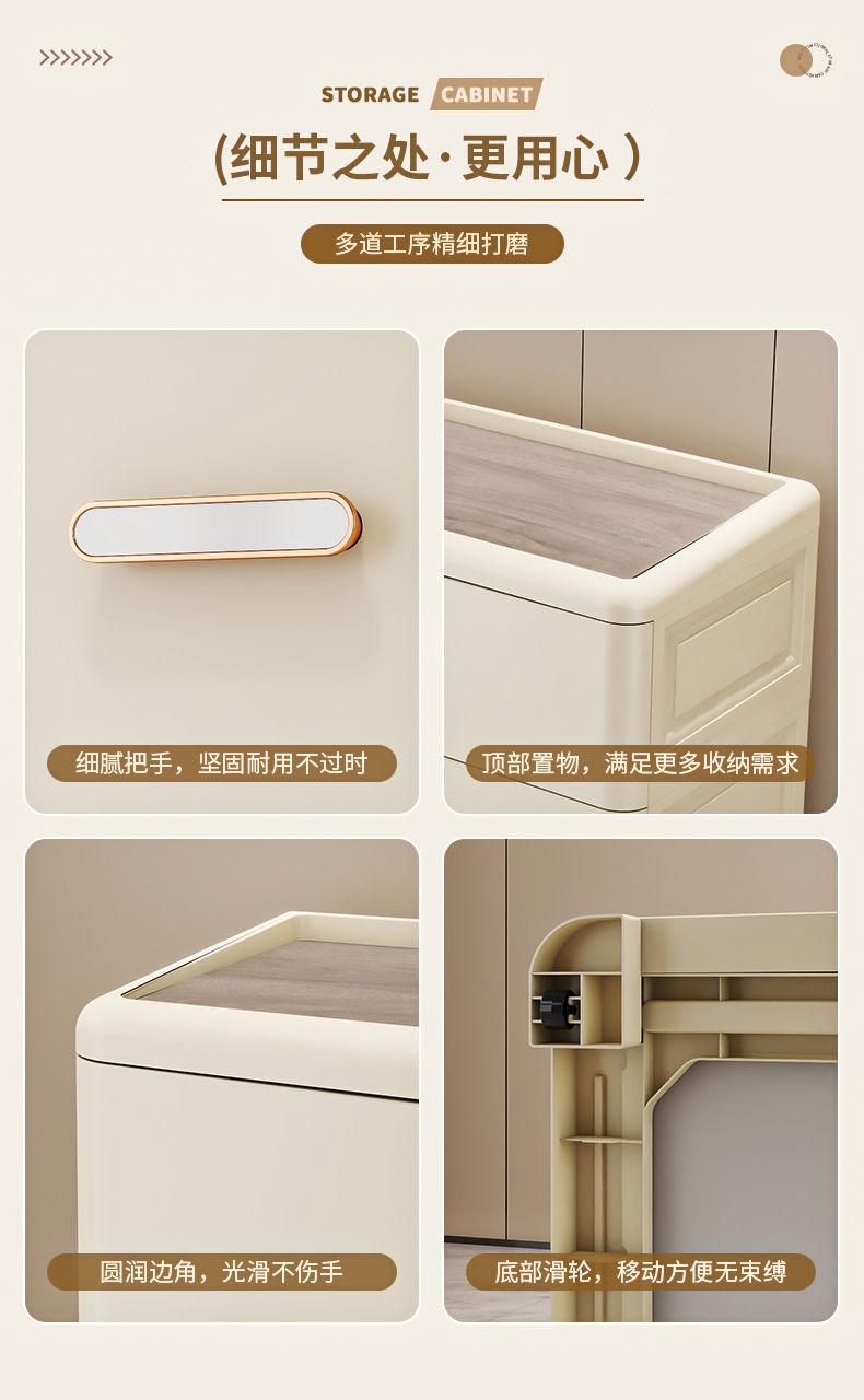 Product Introduction of Thickened Storage Cabinet, Organizer Cabinet, Household Snack Storage Box, Bedroom Plastic Five-Drawer Cabinet, Storage Cabinet, Drawer Style 18