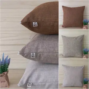 Cover sarung  Bantal Sofa Kain Premium uk 40 x 40 cm, uk 45 x 45 cm 50 x 50 cm,60 x 60 cm, 70 x 70 cmII Tebal Mewah Minimalis resleting jepang