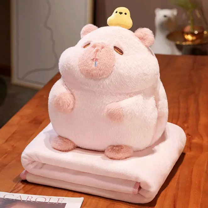 Chăn Gối Hoạt Hình Capybara 3in1 5