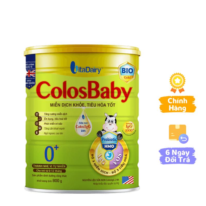 Sữa công thức Colosbaby Bio Gold 0+ 800g - S