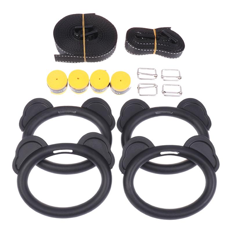 Product Introduction of Kids Horizontal Bar Exercise Pull Up Rings Kids Workout Gym Gymnastic Rings Adjustable Straps Buckles Nonslip Handle 21