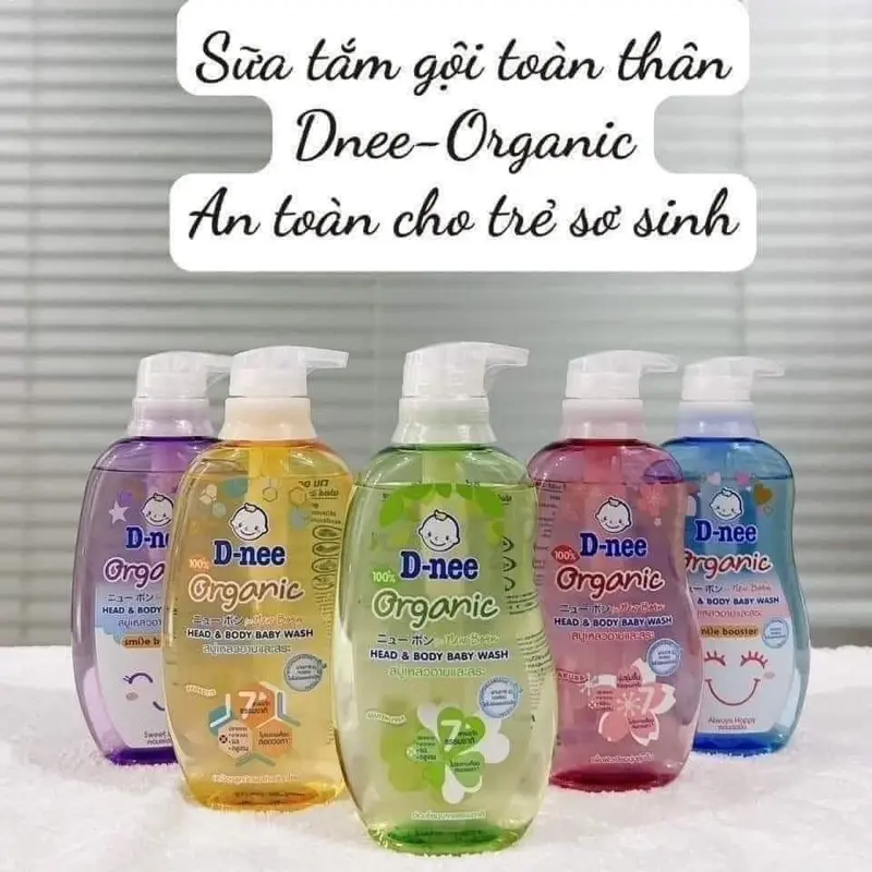 Sữa tắm gội toàn thân Organic 380ml