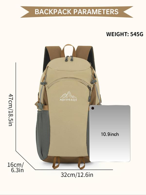 Outdoor Backpack, Large Capacity Waterproof Backpack, Multifunctional Backpack for Men & Women, Portable Backpack for Hiking, Camping, Travel 7