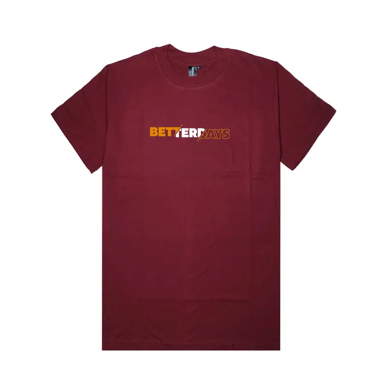 Betterdays T-shirt SLICER Basic Combed Kaos Sablon Katun Pria Hitam Polos Baju 4