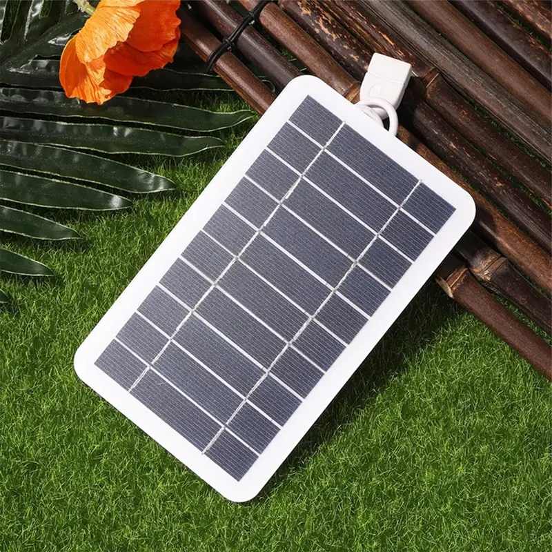 Bảng điều khiển năng lượng mặt trời, 2W, 5V, Cầm Tay, để sạc điện thoại nhanh, ngoài trời, bộ sạc năng lượng mặt trời mini 0