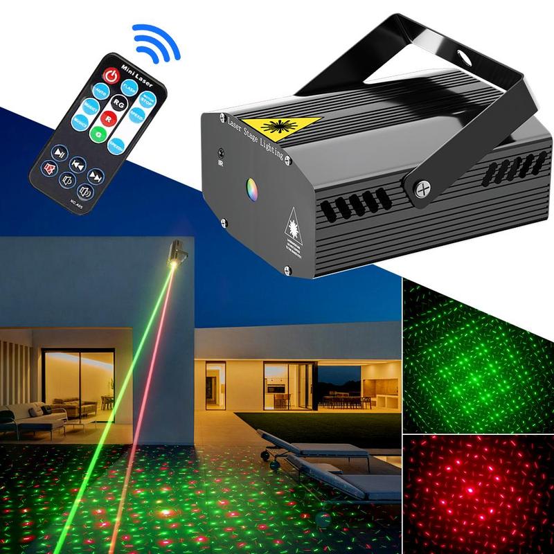 USB Powered Party Light, RGB Color Changing LED Stage Light with Remote Control, Sound Control Strobe Light for Party Home Show Bar Club Birthday KTV DJ Bar Karaoke 5