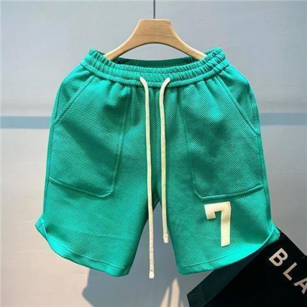 Quần Soóc Hợp Xu hướng Dành Cho Nam Giới, Mùa Hè Dễ Phối Đồ Phong Cách Ins Phổ Biến, Dài Đến Đầu Gối, Thương Hiệu Thời Trang, Dáng Rộng Vừa Vặn, Thích Hợp Cho Thể Thao Và Đi Chơi, Quần Nửa Mảnh, Có Thể Mặc Ngoài Trời 1