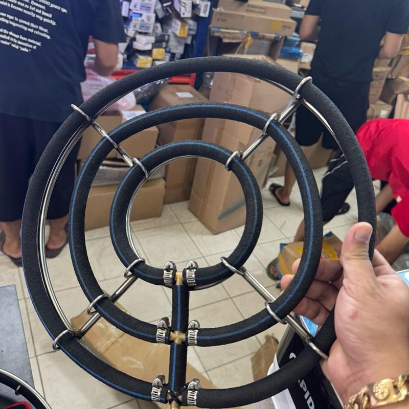 Vòng sủi oxi hồ koi , bể cá siêu khoẻ dùng để tạo oxi cho hồ cá koi