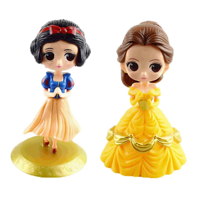 Miniatur PVC Puteri Bella Snow White, Rekaan Cantik, Sesuai untuk Hiasan Taman dan Kek