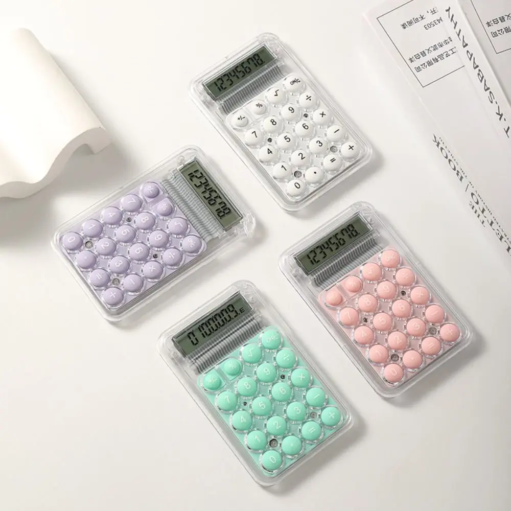 asdfger New ABS Calculator Multifunctional Stationery Candy Color Calculator Learning Supplies Mini Electronic Calculator