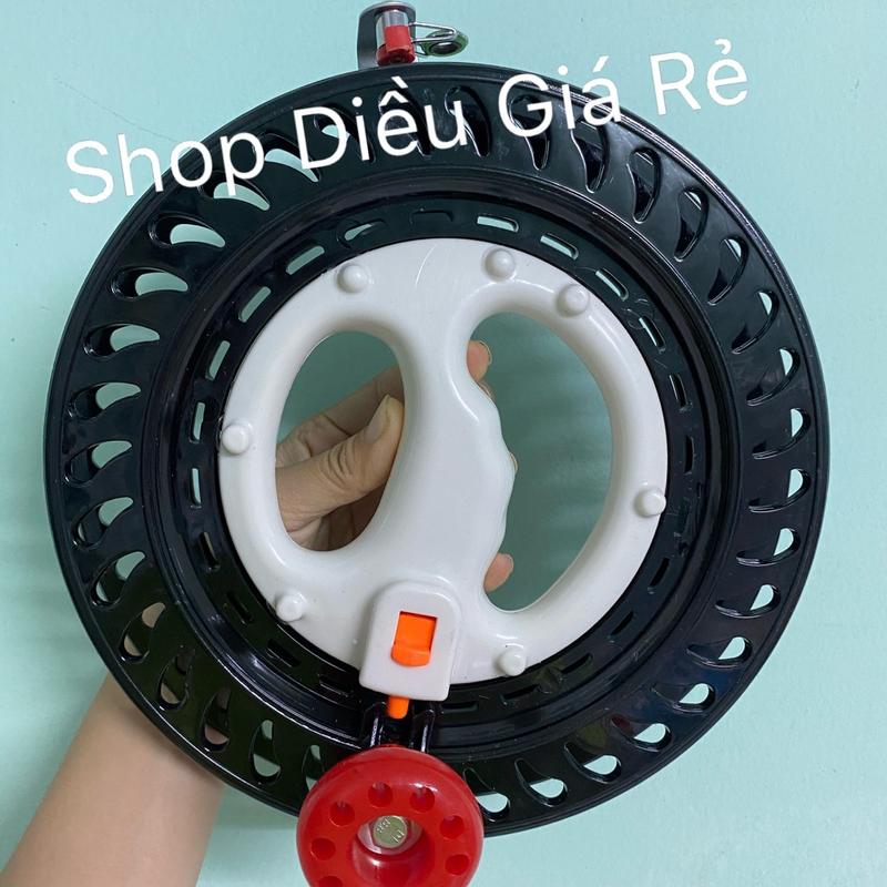 Phụ Kiện Diều - Tay Quay 22cm loại có bạc đạn nhựa ABS - màu đen Giáo dục Bé trai Bé gái
