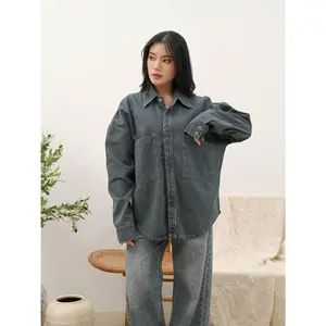 Harven Freya Oversized Denim Shirt | Kemeja Denim Oversize