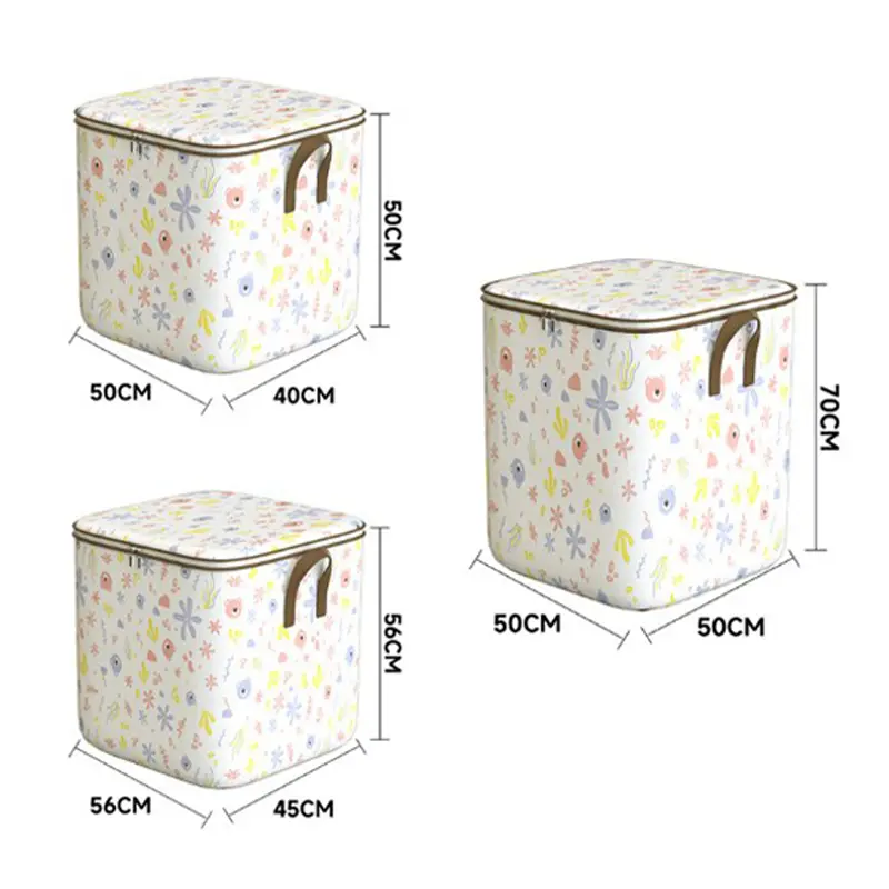 Túi Đựng Quần Áo, Dung Tích Lớn, Có Thể Gập Lại, Sắp Xếp Tủ Quần Áo, Hộp Đựng Đồ Chơi, Chống Bụi, Túi Di Chuyển, Thích Hợp Cho [Wxx], [Thanh Toán Khi Nhận Hàng] 7