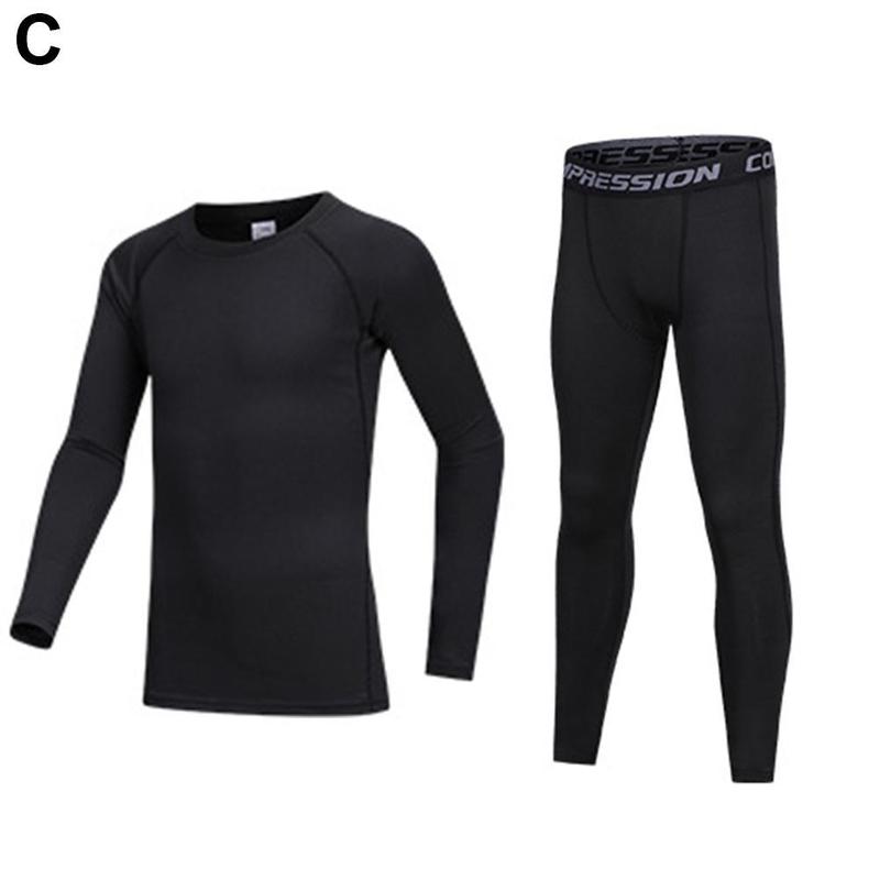 Product Introduction of 1pcs Kids Tights Suit Sportswear Children's Quick-Drying Breathable Sports Basketball Running Thermal Underwear 36