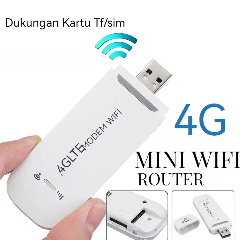 Modem WIFI 4G Support All Operator SIM card 150 Mbps Modem 4G LTE Modem WIFI Travel USB Mobile WIFI portable router Charger 2