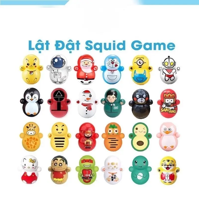 Đồ chơi vui nhộn Lật đật mini mẫu mã siêu dễ thương. Đồ chơi vui nhộn cho trẻ em, bé trai, gái. giao mẫungẫu nhiên 3