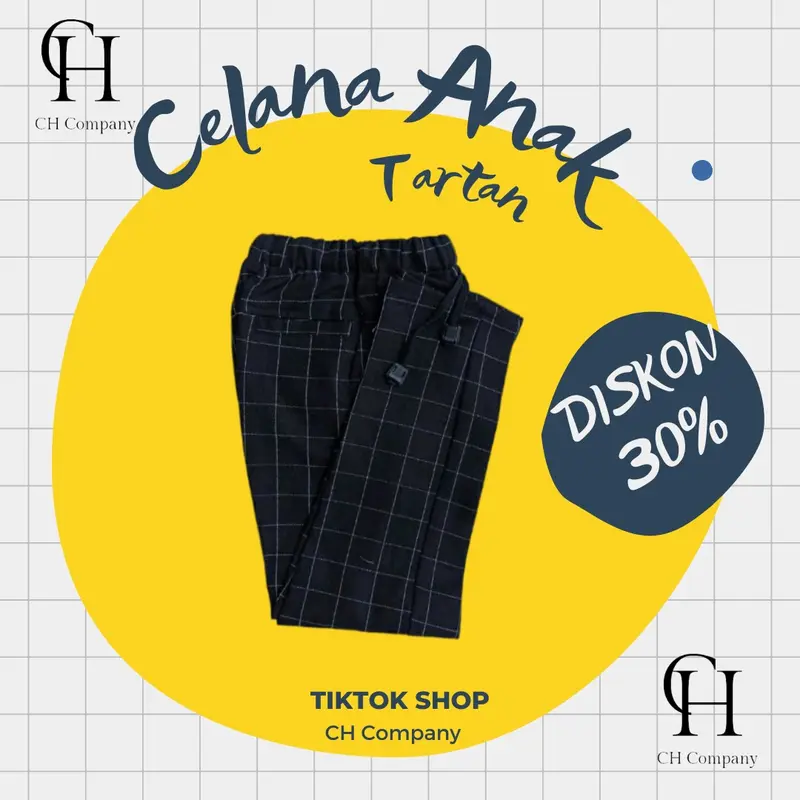 MURAH BANGET NIH LAGU PROMO CELANA TARTAN ANAK Fashion 4