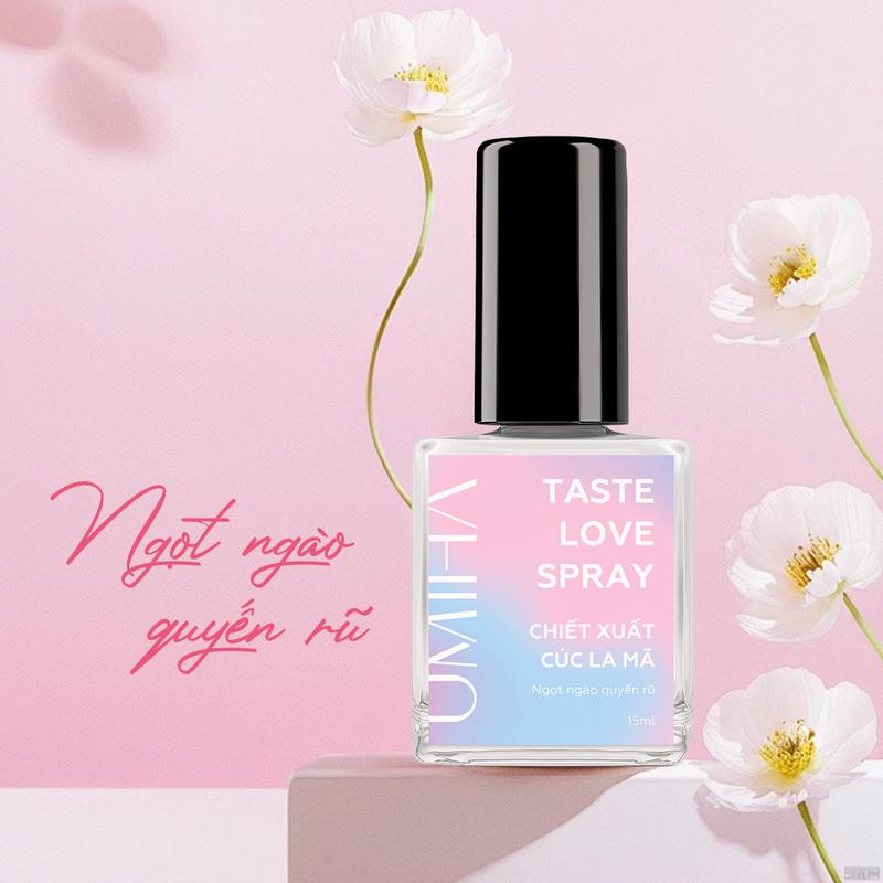 Xịt dưỡng thơm vùng kín nữ UMIHA (10ml) - Nước hoa cuốn hút, ngăn mùi và vi khuẩn gây viêm ngứa, cân bằng PH, khô thoáng