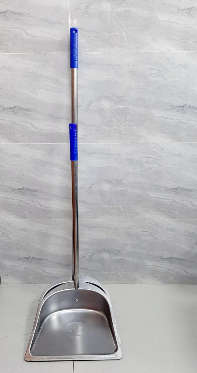 COMBO 2 KY HỐT RÁC INOX KLINS CAO CẤP 430 (ỐNG 60CM)