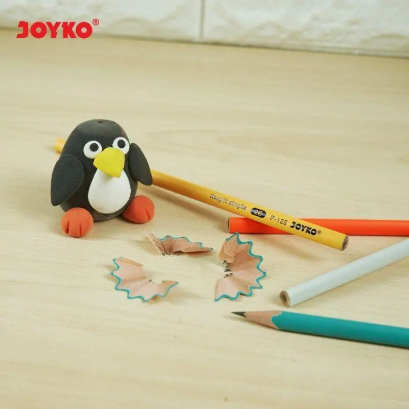 JOYKO Pensil 2B P-125 Pencil Segitiga Warna Pastel Ecer