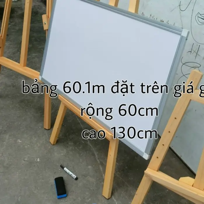 BẢNG PHÓC(mica)(tặng kềm bút lông) trắng dùng trong học tập, biển, bảng giá rẻ 8