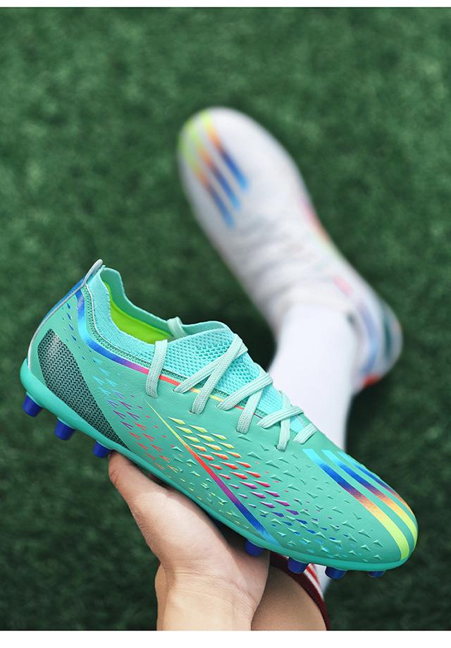 Product Introduction of In Stock Long Nail Broken Nail Football Boots Youth Soccer Shoes Men and Women Same Style More than Sneaker Human Made Sneakers Male and Female Students Youth Soccer Shoes Lawn Training Shoes 24