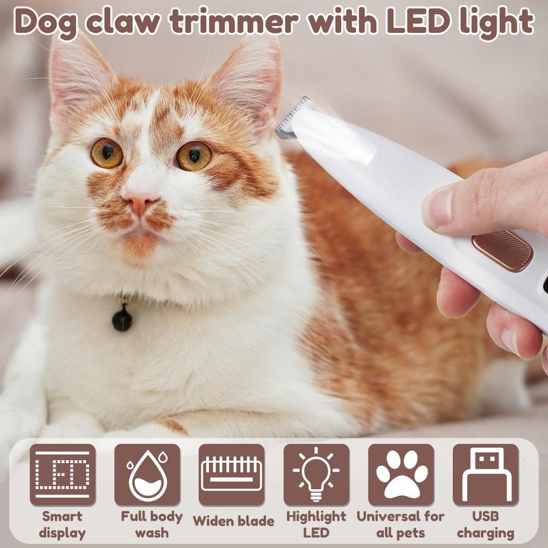 Rechargeable Pet Hair Trimmer, Multifunctional Pet Hair Shaver, Pet Grooming Tool for Dogs & Cats, Dog & Cat Grooming Supplies 3