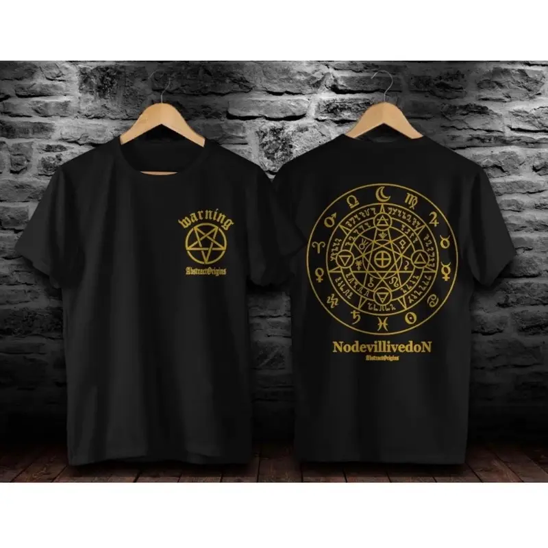 Baju Kaos Jepang Pria Wanita Keren Lengan Pendek Hitam Putih Terbaru Motif Sablon Bergambar Cod Cewek Cowok Unisex Cople Motif no devil bayar ditempat gratis ongkir Distro Oblong Combed Santai 3