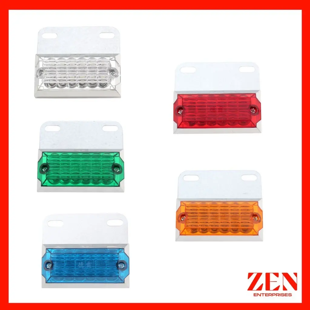 KAIZEN LED TRUCK SIDE MARKER LAMPS 12V 24V 12SMD LED LIGHTING LED TRAILER JEEP BUS