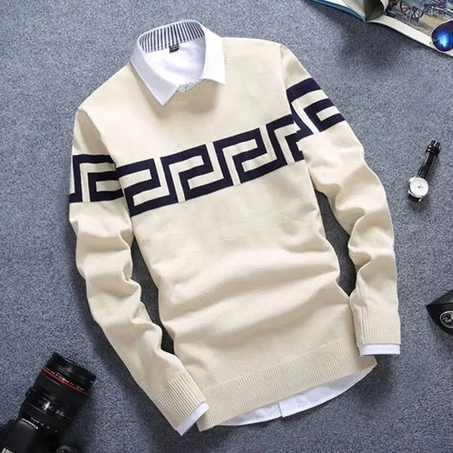 Sweater Rajut Pria LABIRIN Tribal Atasan