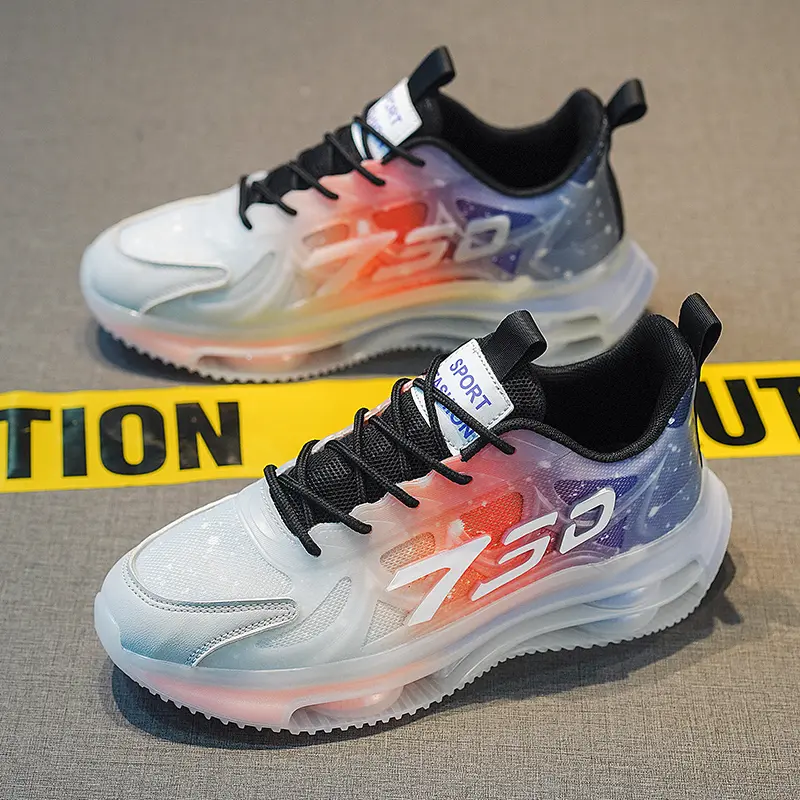 Giày Nam, Chất Liệu Flyknit, Bộ Sưu Tập Mùa Hè Mới 2024, Giày Thể Thao Chạy Bộ Lưới Thoáng Khí, Đế Mềm Thoải Mái, Thích Hợp Đi Chơi Và Du Lịch, Dành Cho Nam Giới 3