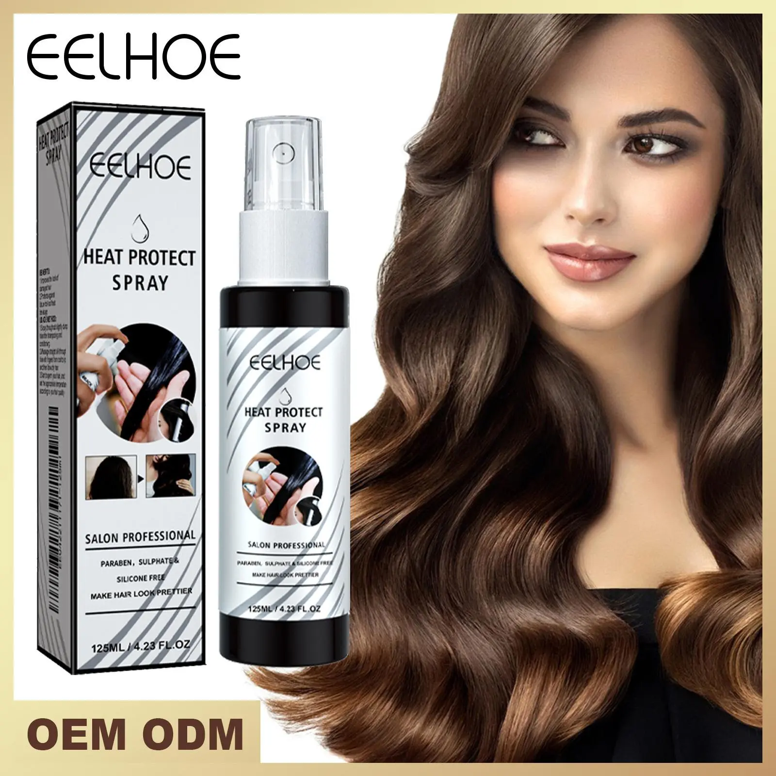 Hair Heat Insulation Protection Spray Perm Curly Hair Front Hair Care Moisturizing and Nourishing Disposable Heat Insulation Spray