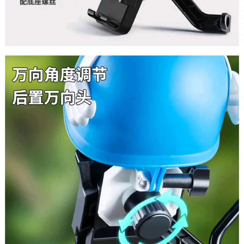 Giá Đỡ Điện Thoại Kẹp Trên Xe Máy Có Ô Che Mưa Phụ Kiện 3