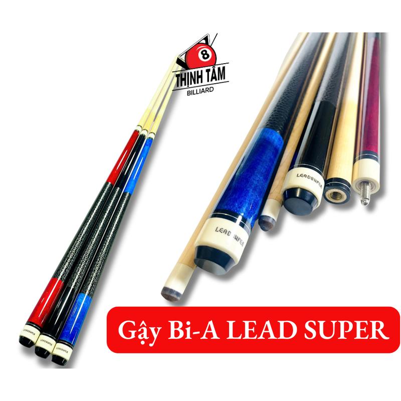 [THỊNH TÂM] Gậy Bida LEADSUPER 2 Khúc Gỗ Maple, Cơ Bi-A Lỗ - 3 Băng - Phá CLB Sport
