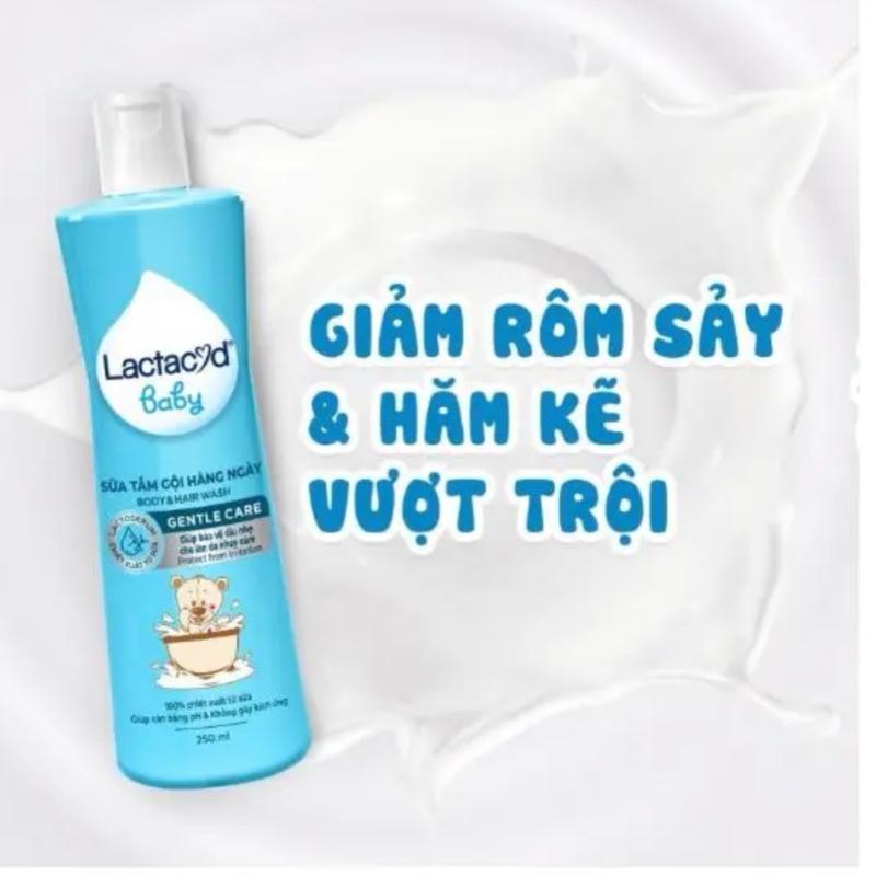 Sữa Tắm Gội Lactacyd Bb Giảm Rôm Sảy và Hăm Kẽ Vượt Trội cho Bé 250ml / 500ml