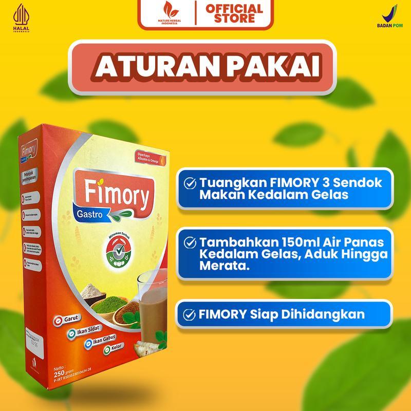 FIMORY GASTRO SEREAL UMBI GARUT 1 BOX  250gr BPOM HALAL MUI  - SOLUSI MEREDAKAN ASAM LAMBUNG, GERD MAAG 100% ORIGINAL 3