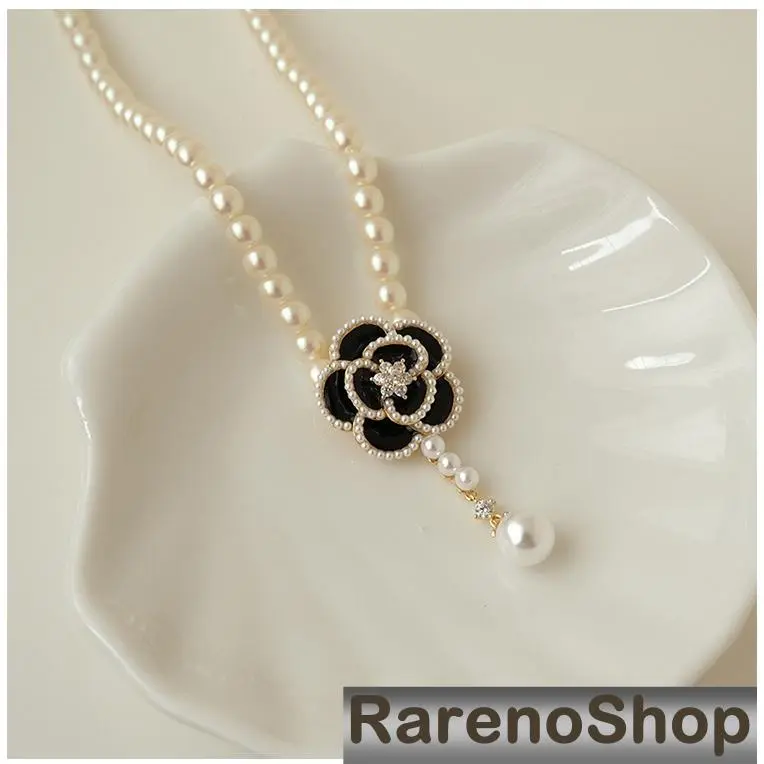 RRNS 274 Kalung Bunga Vintage Model Simpel Necklace Pria Wanita Unisex Kalung Modis Eropa dan Amerika