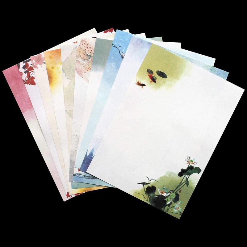 Product Introduction of Office Supplies School Supplies Chinese Style Letter Paper Message Letter Pad Envelope Paper Writing Paper Letter Stationery Papers Vintage Envelope 9
