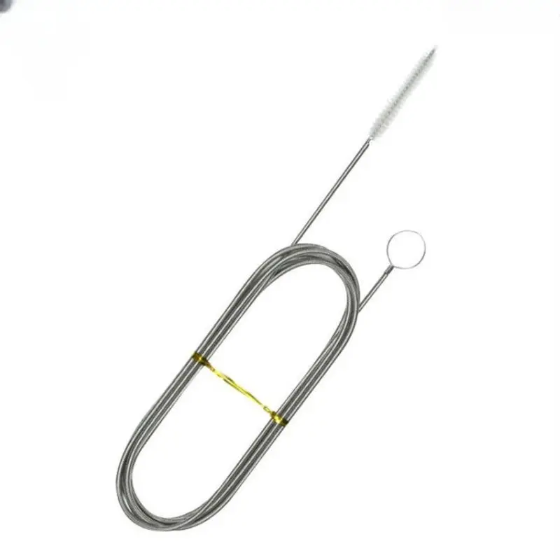 Stainless Steel Refrigerator Drain Hole Filter Tube Pipe Cleaning Brush Tool New Fashion