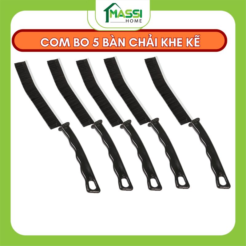 Combo 5 Bàn Chải Khe Hở Góc Chết Khe Hẹp,Khe Kẽ Khe Rãnh Bàn Chải Đa Năng Làm Sạch Ron Khe Nhà Tắm Chân Vòi Nước Kẽ Nhỏ Nhà Bếp