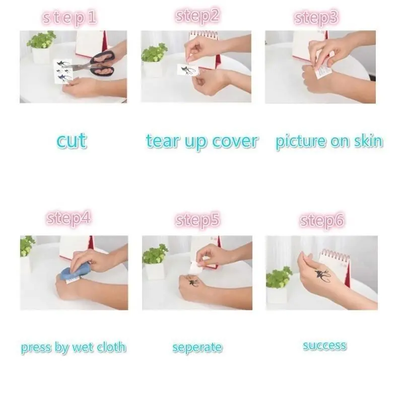 Hình xăm dán mực hoa Koi, 1 tờ, không thấm nước, lâu dài, tạm thời 2